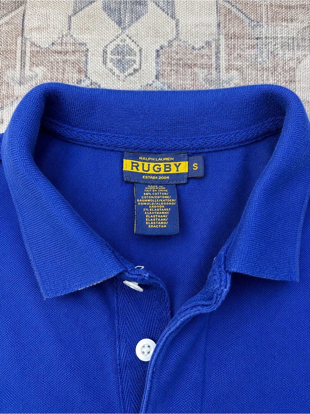 Rugby Ralph Lauren Big Kicker #2 Polo Shirt Small Rare Discontinued - Picture 10 of 10